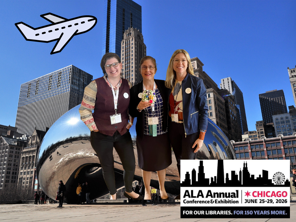 The DPLI team photoshoped in from of the Chicago Skyline with the mirrored Bean sculpture.